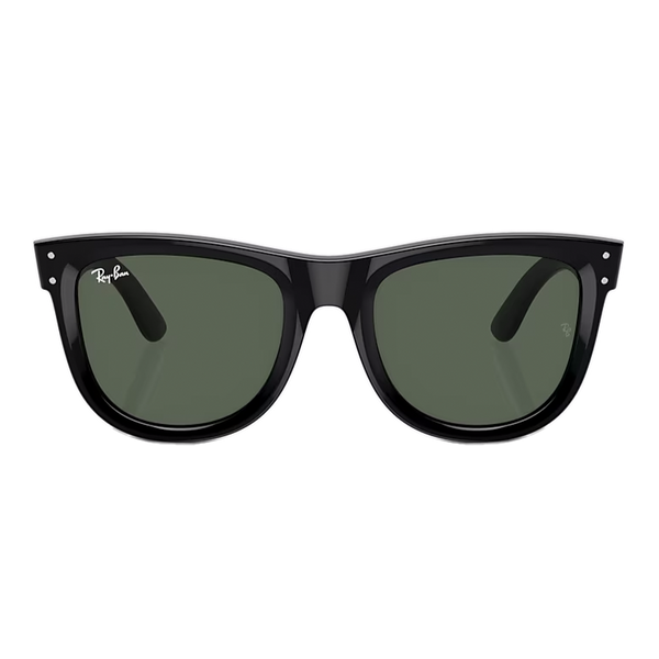 Ray-Ban Wayfarer Reverse Polished Black + Classic Green