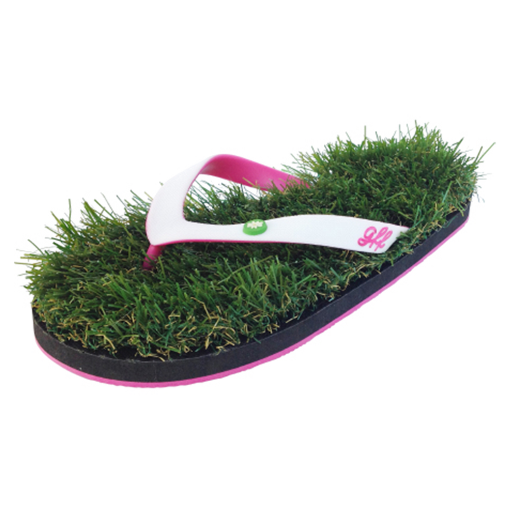 Artificial grass slippers clearance