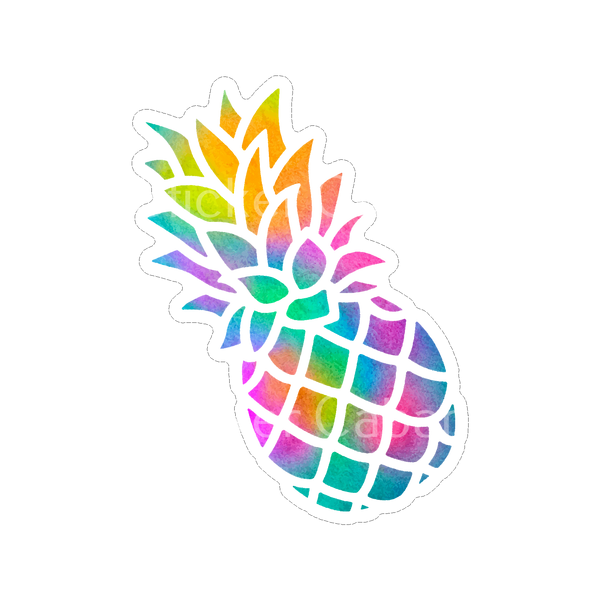 Sticker Cabana Pastel Pineapple