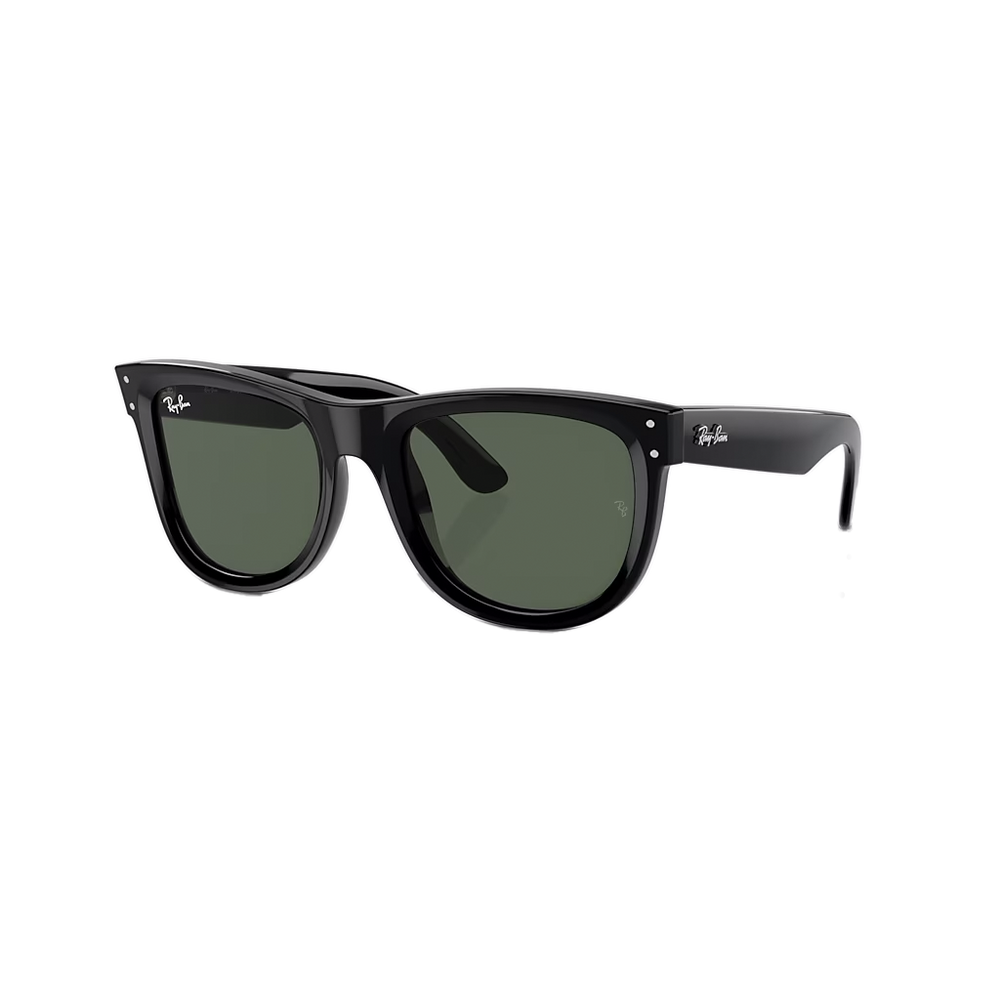 Ray-Ban Wayfarer Reverse Polished Black + Classic Green – Sand 'n Surf