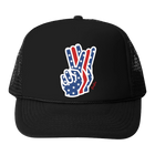 Bubu July 4th Peace Hand Trucker Hat