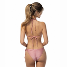 Pick Pink Solid Basic Triangle Bikini - Pink