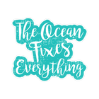 Sticker Cabana The Ocean Fixes Everything