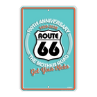 Route 66 Mother Road Get your Kicks Parking Sign
