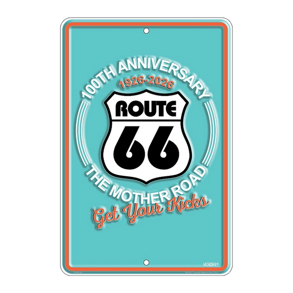Route 66 Mother Road Get your Kicks Parking Sign