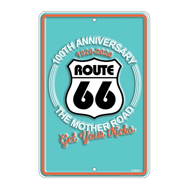 Route 66 Mother Road Get your Kicks Parking Sign