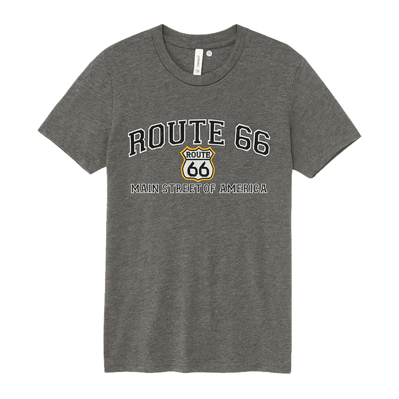 Route 66 Main St. of America IP Tee - Heather Charcoal