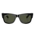 Ray-Ban Mega Wayfarer Polished Black + Classic Green