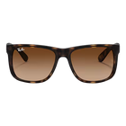 Justin Classic Matte Havana, Dark Brown Lenses Front