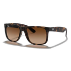 Justin Classic Matte Havana, Dark Brown Lenses Side