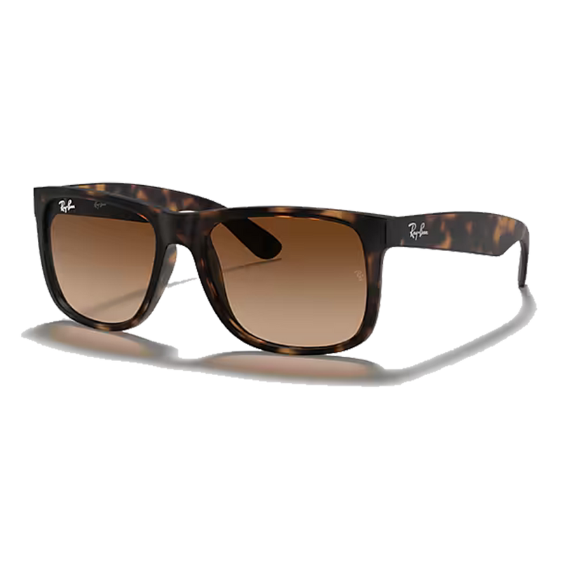 Justin Classic Matte Havana, Dark Brown Lenses Side