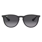 Erika Classic Matte Rubber Black, Grey Gradient Lenses Front