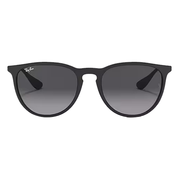 Erika Classic Matte Rubber Black, Grey Gradient Lenses Front