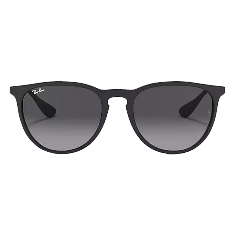 Erika Classic Matte Rubber Black, Grey Gradient Lenses Front