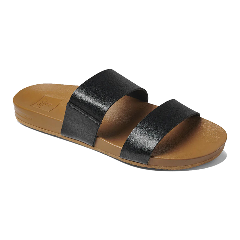 Reef Cushion Vista Women's Sandals - Black / Natural (Right)