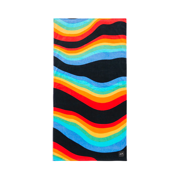 Slowtide Roygbiv Beach Towel - Black