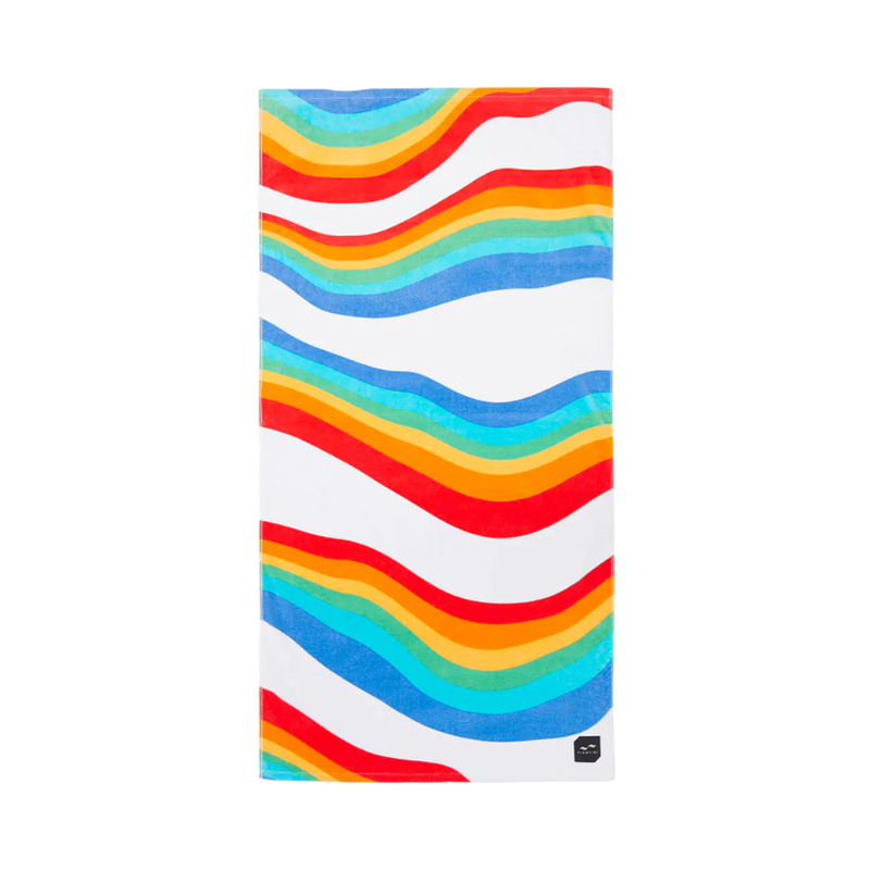 Slowtide Roygbiv Beach Towel - White