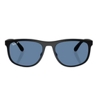 Ray-Ban RB4468 Matte Sand Black, Polarized S Blue Lenses