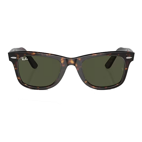 Original Wayfarer Classic Polished Tortoise , G-15 Green Lenses Front