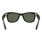 Ray-Ban Meta Wayfarer Shiny Black + Green Lenses Back