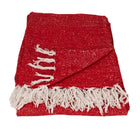 Woven Beach Blanket - Red