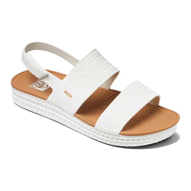 Reef Water Vista Women's Sandals - White/Tan (right)