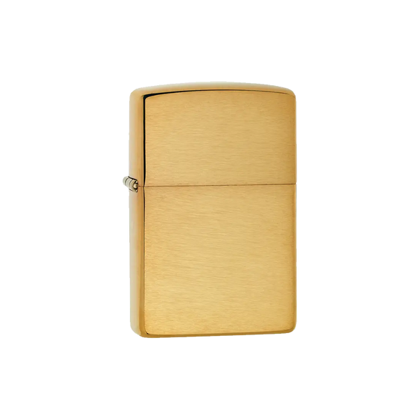 Zippo Regular Brushed Finish Brass Wind Proof Lighter