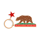 Kitchen Chic Cali Keychain Republic California Brown