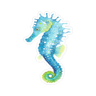 Sticker Cabana Bluegreen Seahorse