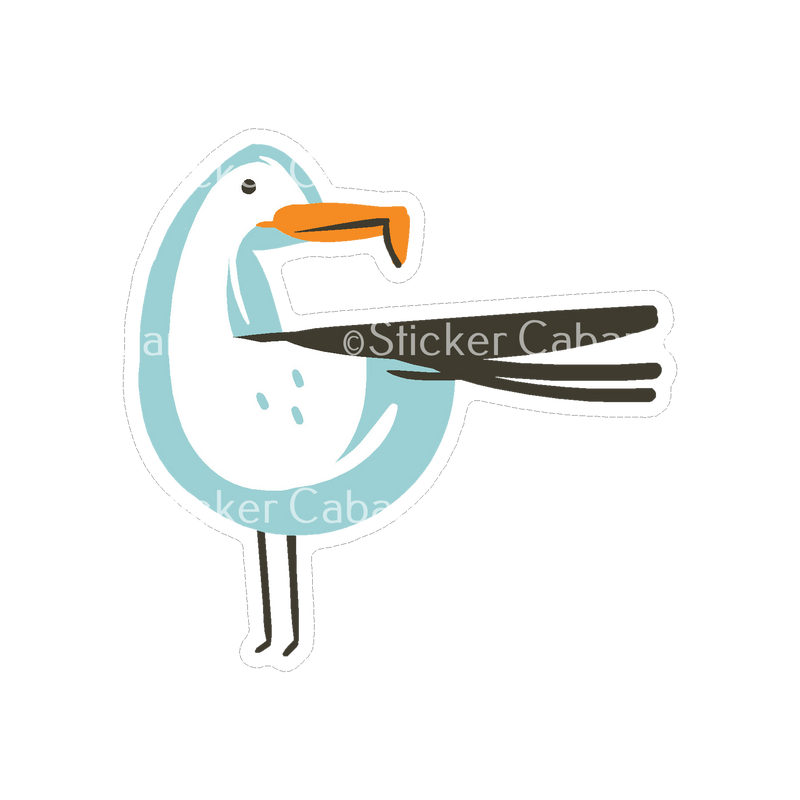 Sticker Cabana Seagull