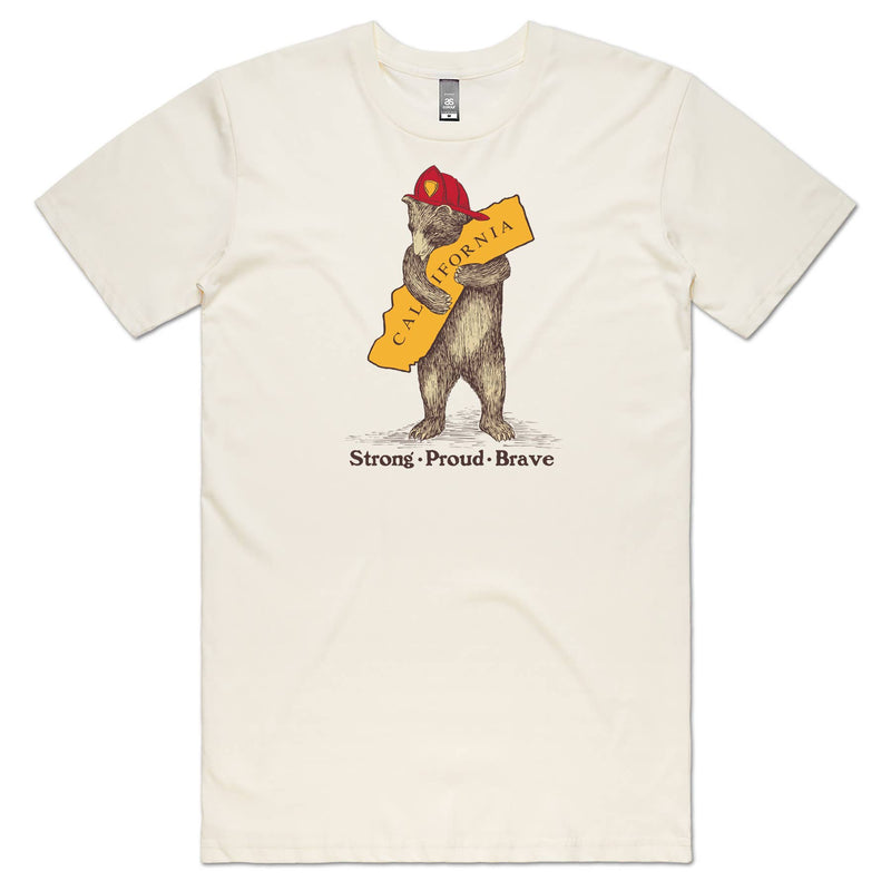 SF Mercantile CA Firefighter Bear Unisex Tee