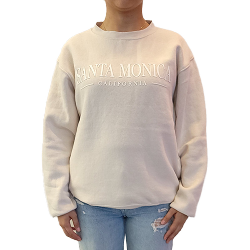 Santa Monica Crew Neck - Beige (Front)