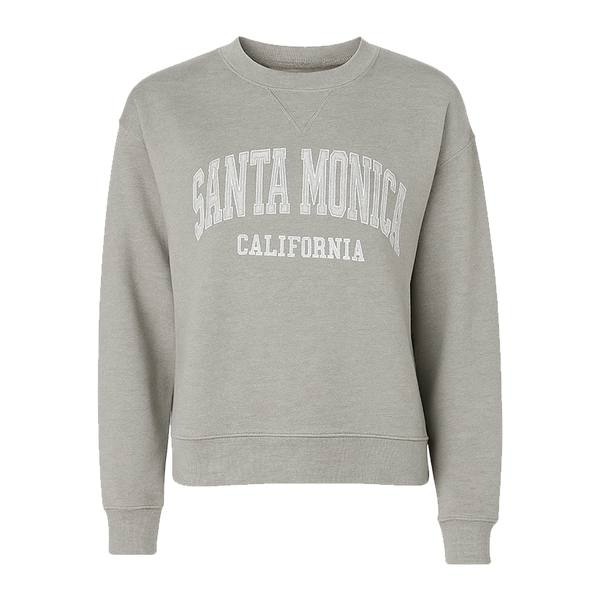 Santa Monica Crewneck - Heather Gray