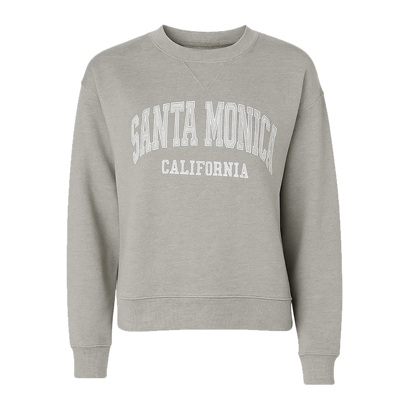 Santa Monica Crewneck - Heather Gray