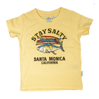 Earth Nymph Stay salty Yellow Boys Tee