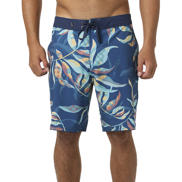 O'Neill Hyperfreak Mysto Scallop 19" Boardshorts Indigo Front