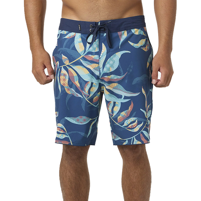O'Neill Hyperfreak Mysto Scallop 19" Boardshorts Indigo Front