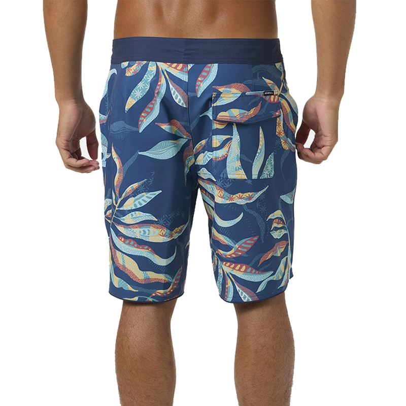 O'Neill Hyperfreak Mysto Scallop 19" Boardshorts INdigo Back