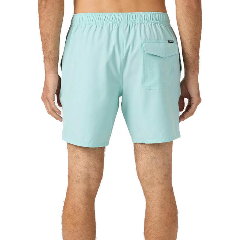O'Neill Lennox Hermosa Solid 17" Swim Trunks Pastel Turq back