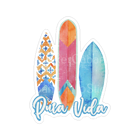 Sticker Cabana Pura Vida Three Surfboards