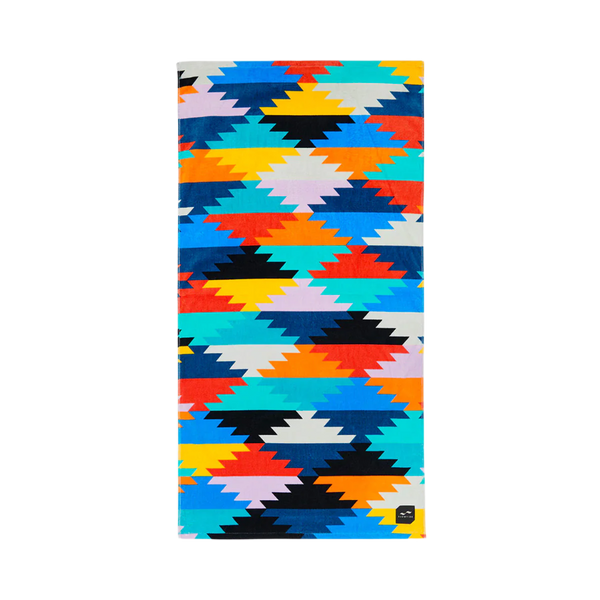 Slowtide Stacked Beach Towel - Deep Pacific