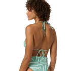 O'Neill Ziggy Geo Venice Triangle Top - Green Bk