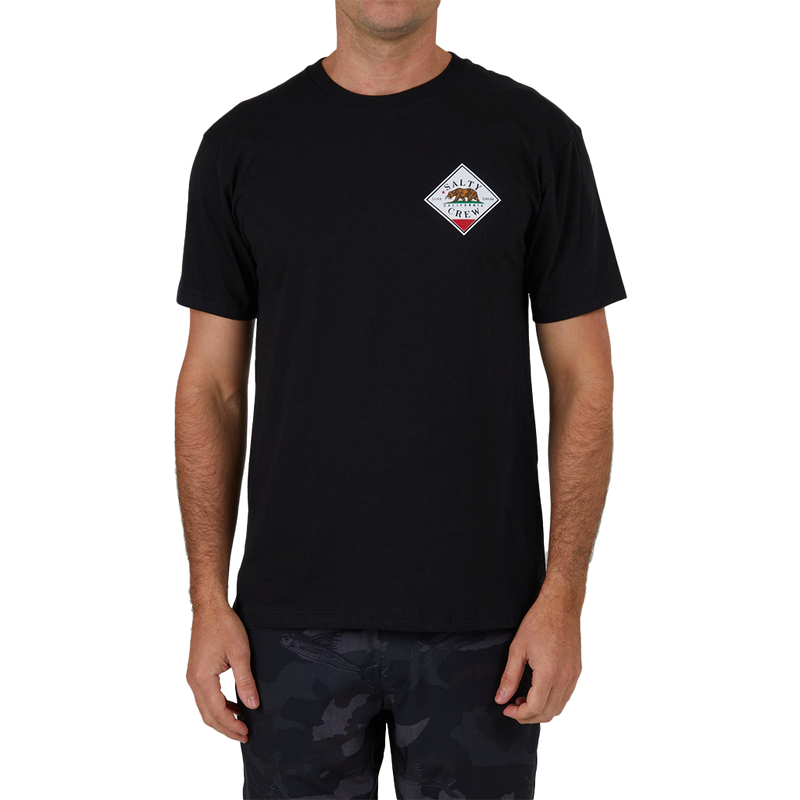 Salty Crew Tippet Cali Black Short Sleeve Premium Tee