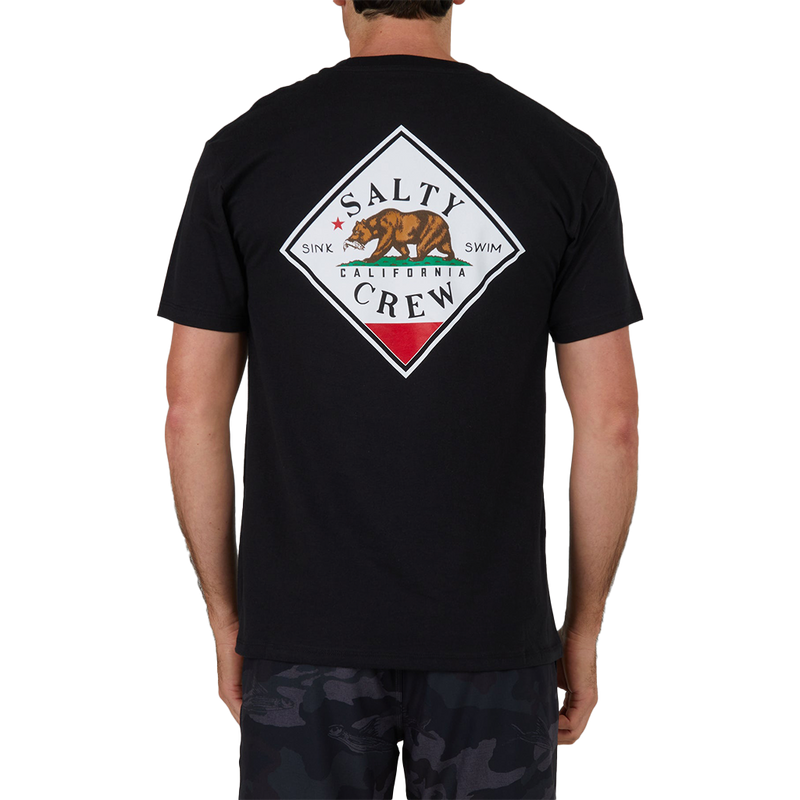 Salty Crew Tippet Cali Black Short Sleeve Premium Tee