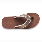 Sanük Fraid Not St Men's Hemp Flip Flops - Camo Top View