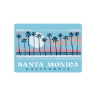 Santa Monica Sunset Beach Magnet