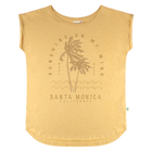 Santa Monica Sunshine Palms Women's Tee - Honey