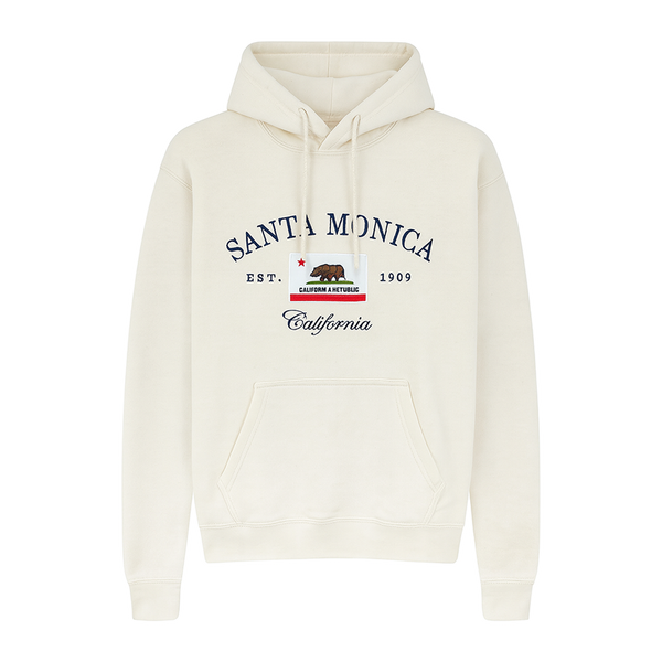 Santa Monica Adult Hoodie Sweater - Beige