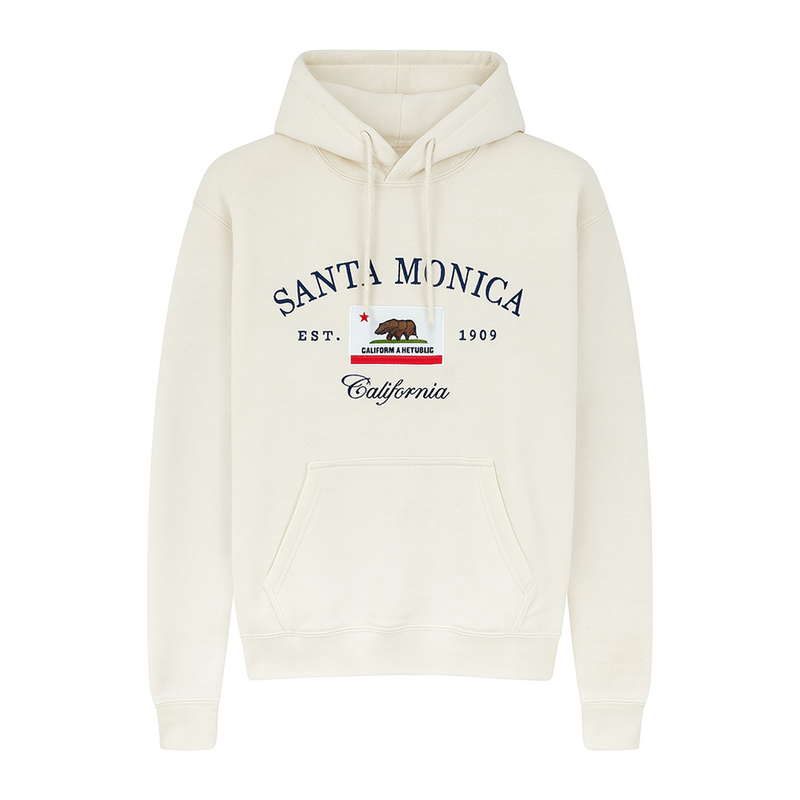 Santa Monica Adult Hoodie Sweater - Beige