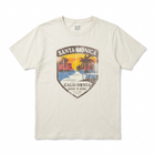 Santa Monica Brocade Soft Dyed Ringspun Tee - Cappuchino